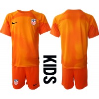United States Goalkeeper Replica Home Minikit World Cup 2022 Short Sleeve (+ pants)